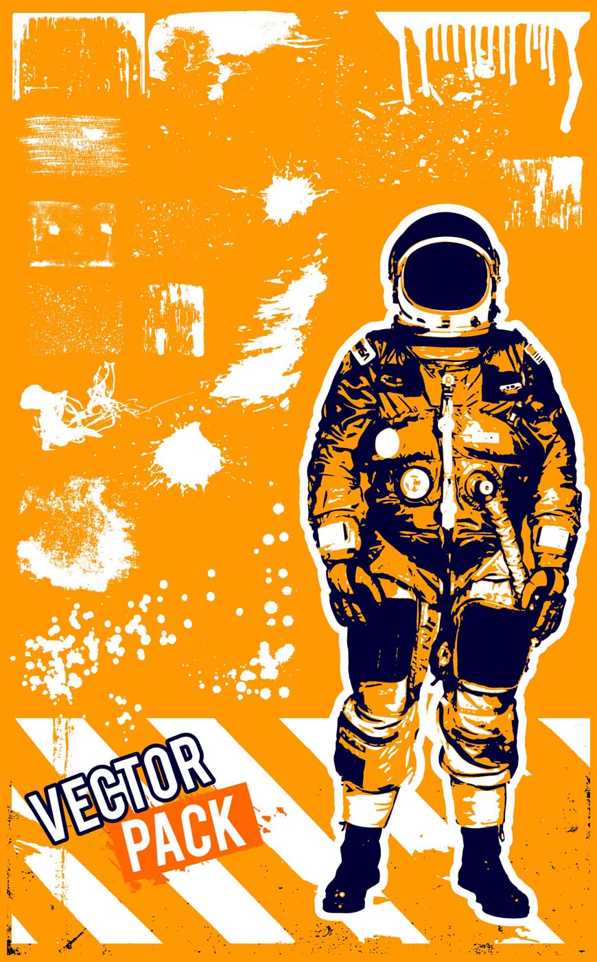 870x1400 Astronaut Vector Vector Art Graphics