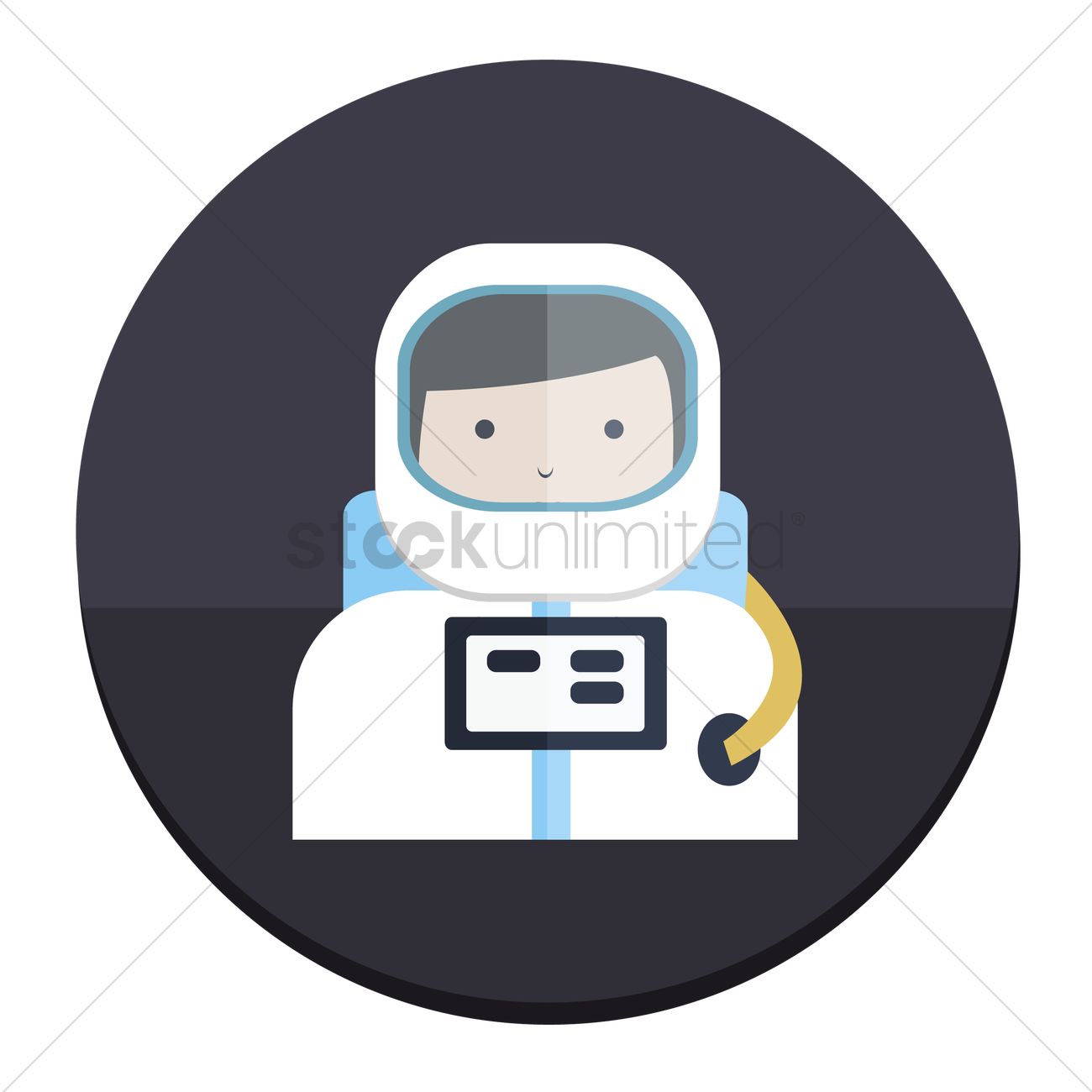 1300x1300 Free Illustration Of An Astronaut Vector Image