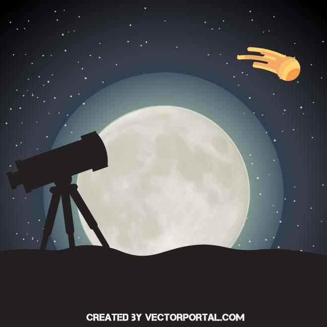 Astronomy Vector Illustration 660x660 Astronomy Vector Illustration