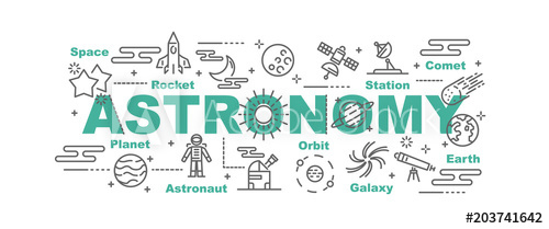 Astronomy Vector Banner 500x209 Astronomy Vector Banner