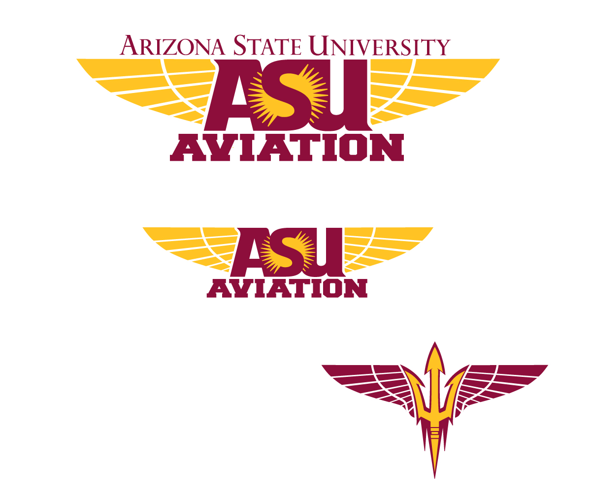 1200x1000 University Logo Design For Arizona State University Aviation