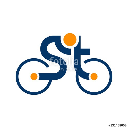 Bike Logo Design Logotype Of Bicycle Concept Icon S And T Logo 500x500 Bike Logo Design Logotype Of Bicycle Concept Icon S And T Logo