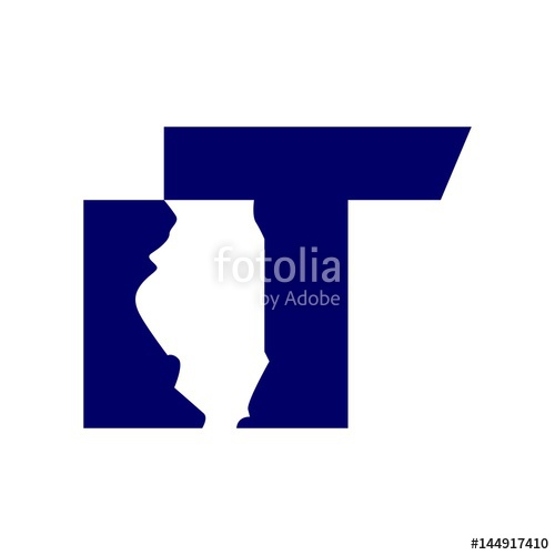 Illinois Logo Vector Letter I And T Logo Vector Stock Image 500x500 Illinois Logo Vector Letter I And T Logo Vector Stock Image