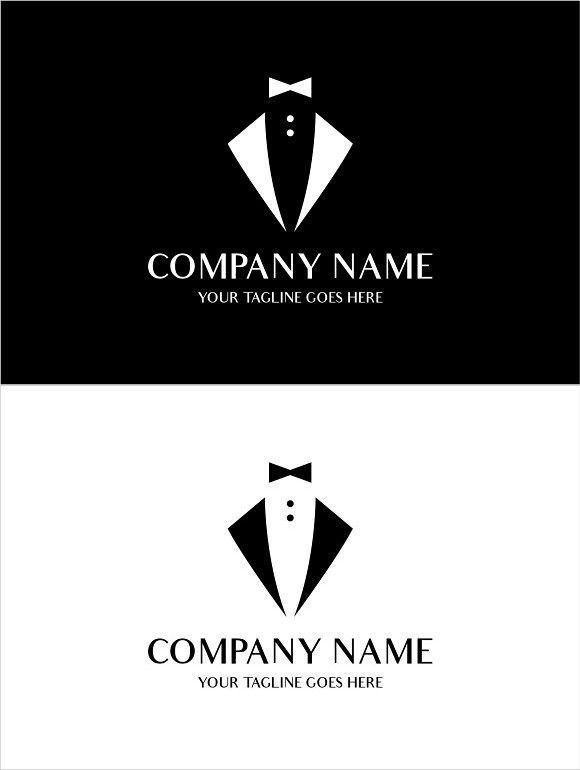 580x770 Tuxedo Logo Animal Logo Template Design Logos, Tailor Logo