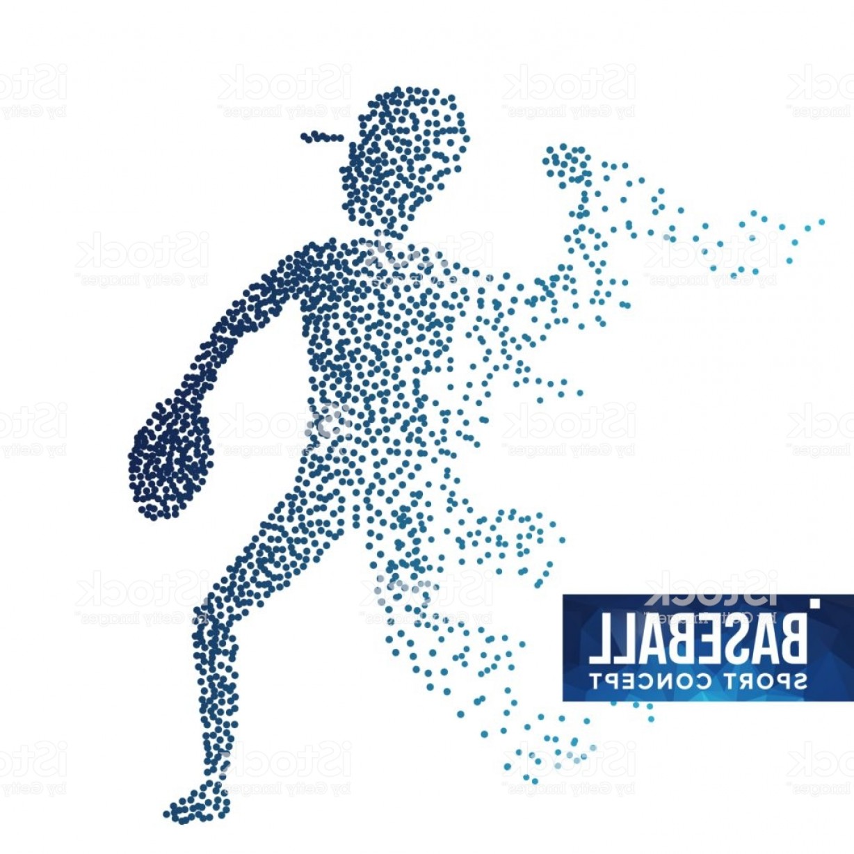 1228x1228 Baseball Player Silhouette Vector Grunge Halftone Dots Dynamic