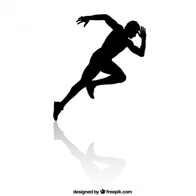 Speed Runner Silhouette Vector Premium Download 626x626 Speed Runner Silhouette Vector Premium Download
