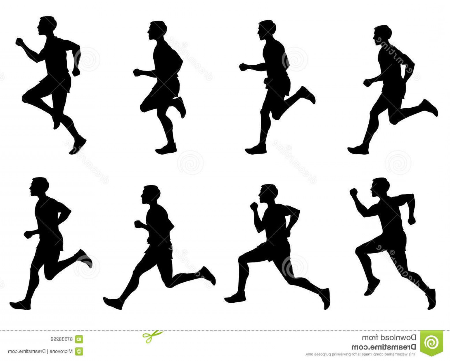 1560x1251 Stock Illustration Jogging Man Running Athlete Runner Vector
