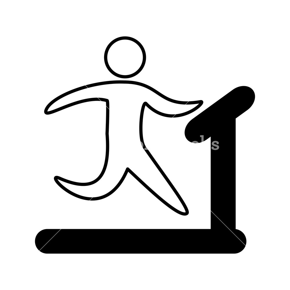 1000x1000 Runner Athlete Silhouette Icon Vector Illustration Design Royalty