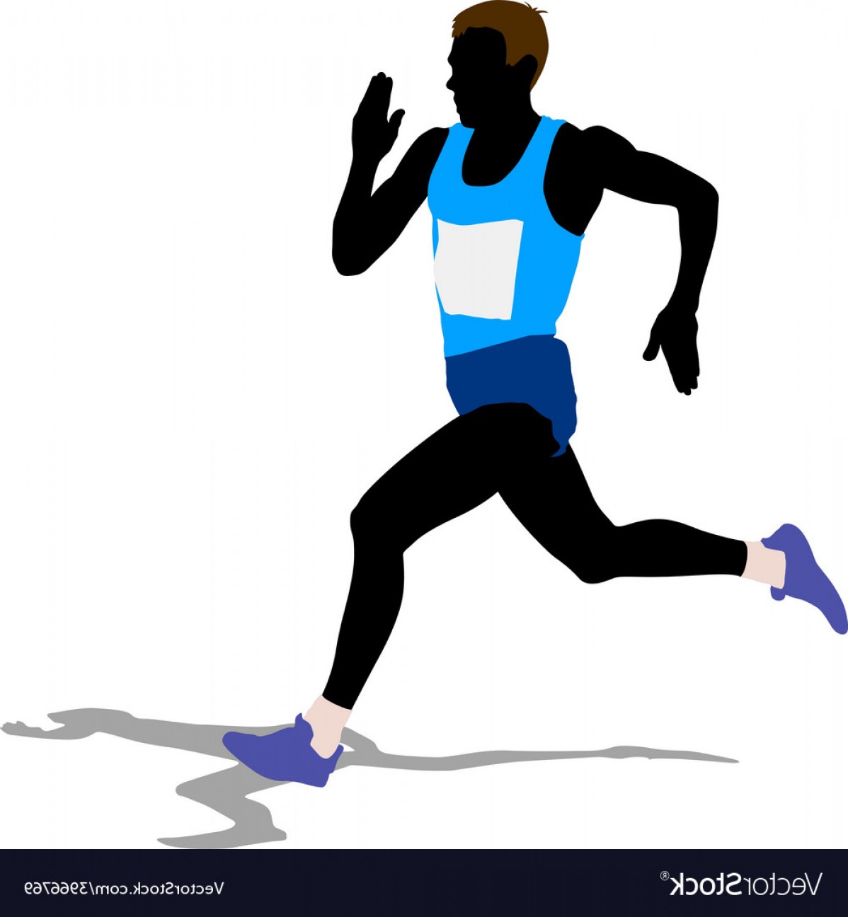 1198x1296 Athlete On Running Race Silhouettes Vector Soidergi