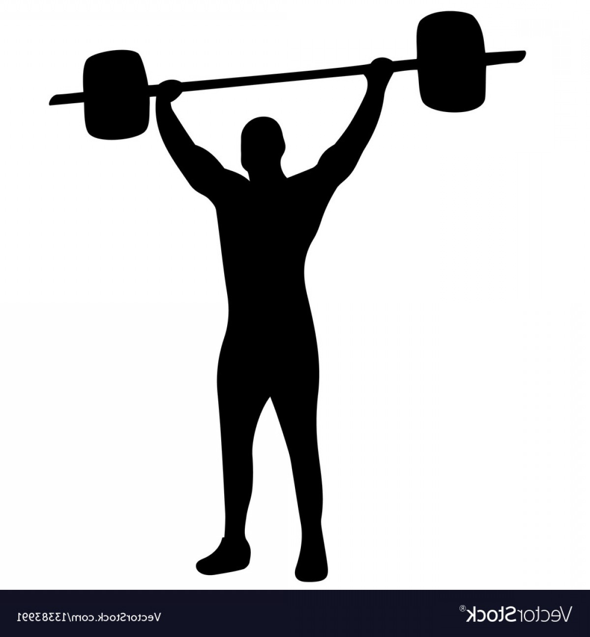 1200x1296 Athlete Silhouette Lift Barbell Heart Vector Createmepink