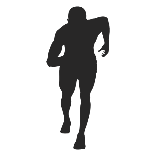 512x512 Athlete Running Silhouette