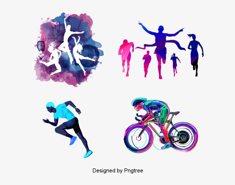 Athlete Vector Watercolor Black And White Library 820x647 Athlete Vector Watercolor Black And White Library