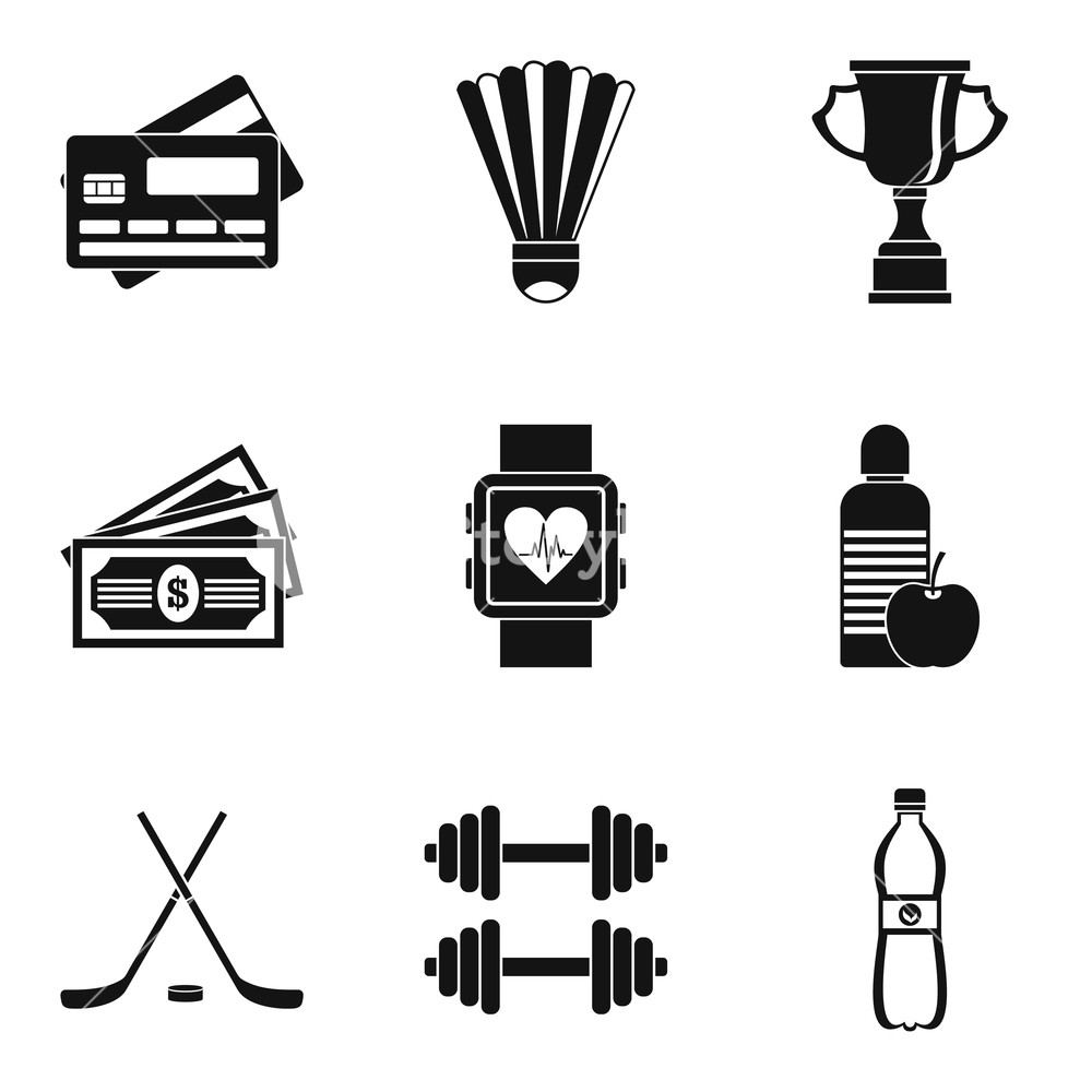 Salary Of Athlete Icons Set Simple Set Of Salary Of Athlete 1000x1000 Salary Of Athlete Icons Set Simple Set Of Salary Of Athlete