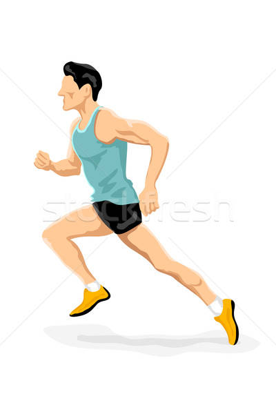 Running Athlete Vector Illustration Tal Revivo 400x600 Running Athlete Vector Illustration Tal Revivo