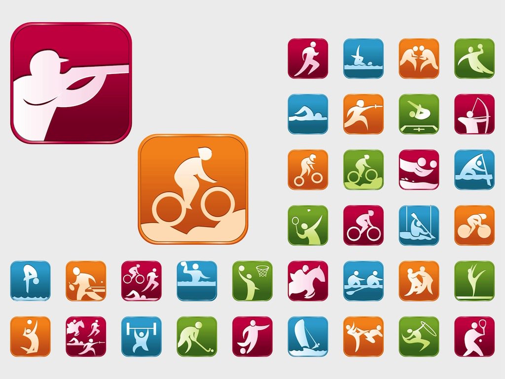 Athletic Symbols Vector at Vectorified.com | Collection of Athletic ...