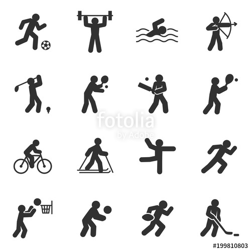 Athletic Symbols Vector at Vectorified.com | Collection of Athletic ...