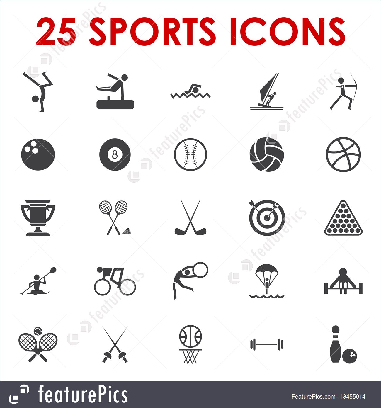 Athletic Symbols Vector at Vectorified.com | Collection of Athletic ...