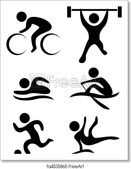 Free Art Print Of Vector Sports Symbols Vector Sports Symbols 450x580 Free Art Print Of Vector Sports Symbols Vector Sports Symbols