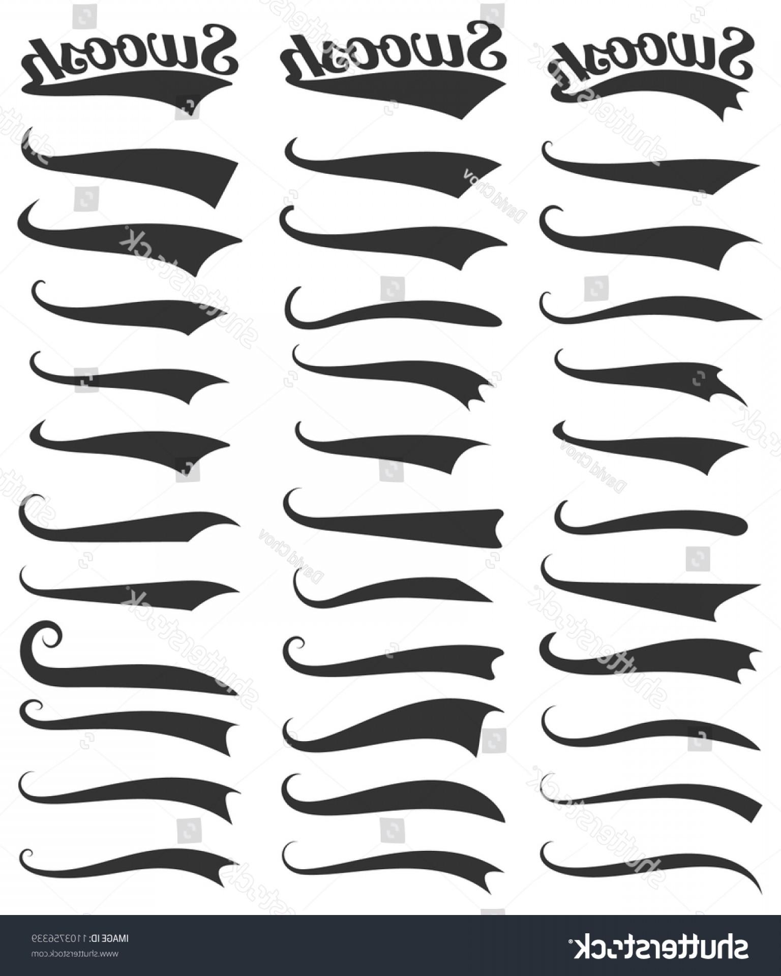 1536x1920 Swoosh Swash Text Tails Vector Set Soidergi