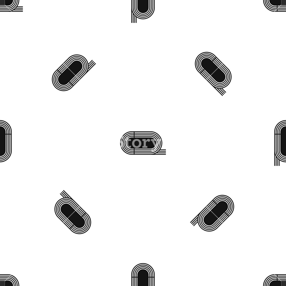 1000x1000 Athletic Stadium Pattern Repeat Seamless In Black Color For Any