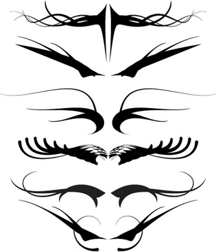 315x368 Athletic Swoosh Tails Free Vector Download