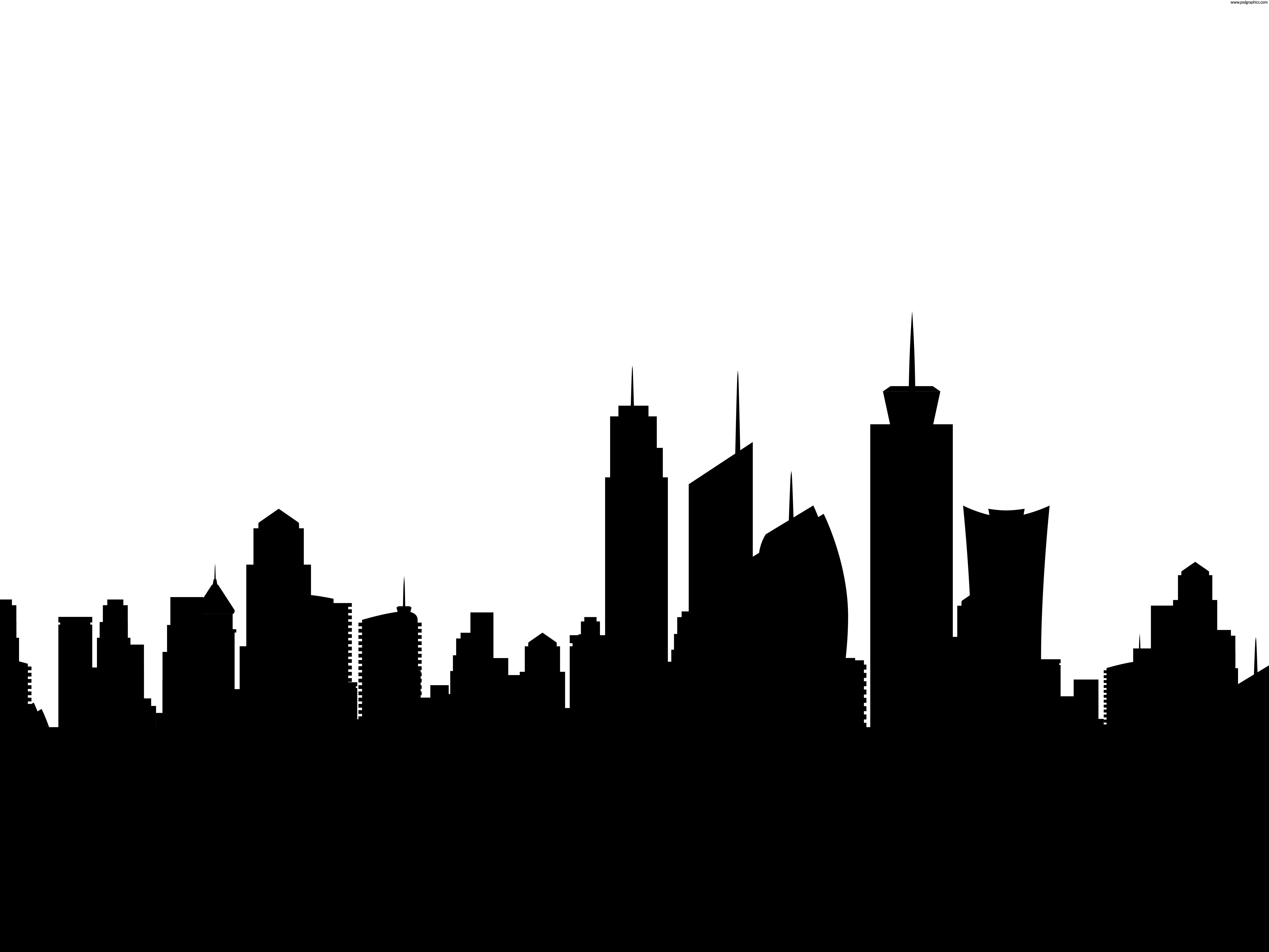 5000x3750 Huge Collection Of 'city Skyline Silhouette Vector' Download More