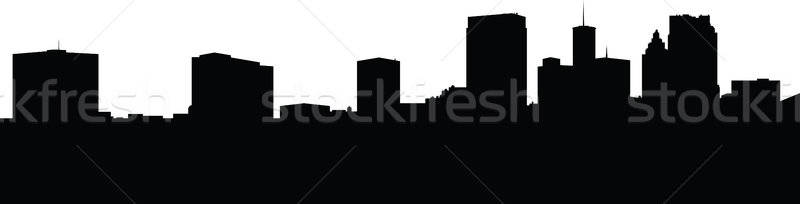 800x204 Atlanta Skyline Vector Illustration Brett Lamb