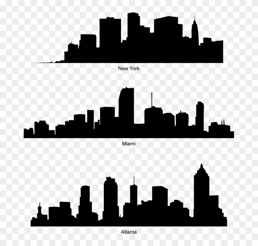 840x800 Graphic Library Download Atlanta Skyline Vector Image
