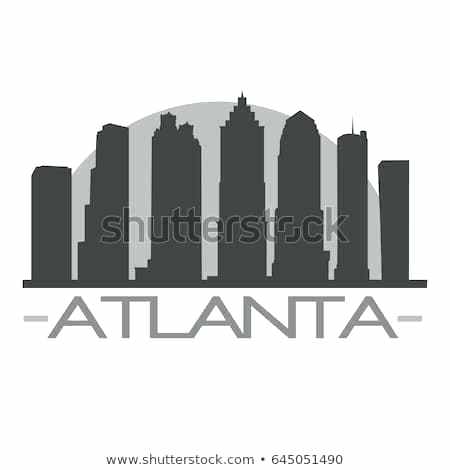 450x470 Atlanta Skyline Silhouette Skyline Silhouette Drawing Skyline