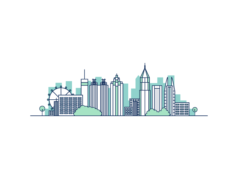 800x600 Atlanta Skyline