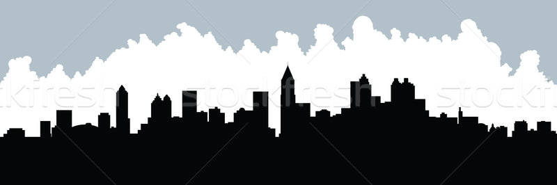 800x266 Atlanta Skyline Vector Illustration Brett Lamb
