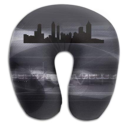 425x425 Atlanta Skyline Vector Super Comfortable U Type Pillow