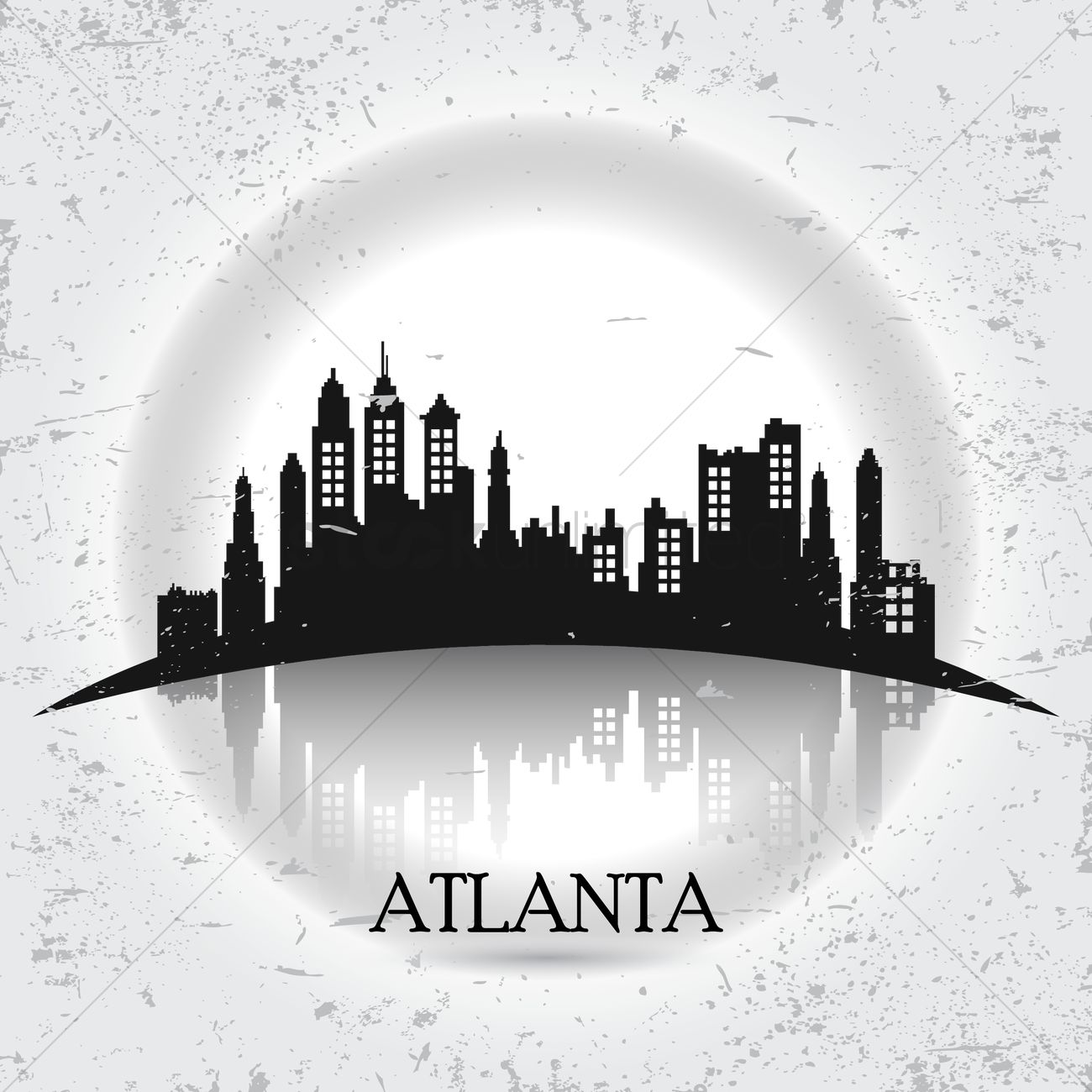 Atlanta Vector Image 1300x1300 Atlanta Vector Image