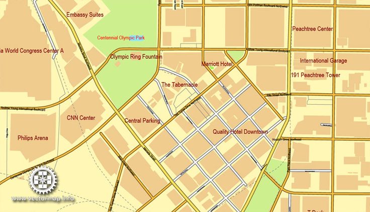 Vector Map Atlanta Vector Map, Georgia, Usa, Vector Map Of Atlanta 736x423 Vector Map Atlanta Vector Map, Georgia, Usa, Vector Map Of Atlanta