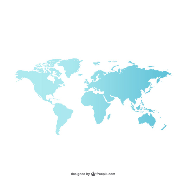 Blue World Map Vector Free Download 626x626 Blue World Map Vector Free Download