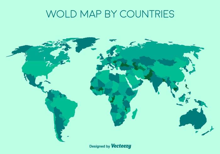 Free World Map Vector Collection Different Designs 700x490 Free World Map Vector Collection Different Designs