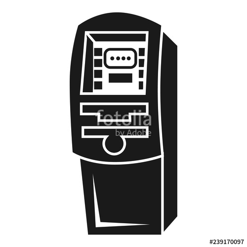 500x500 Street Atm Icon Simple Illustration Of Street Atm Vector Icon
