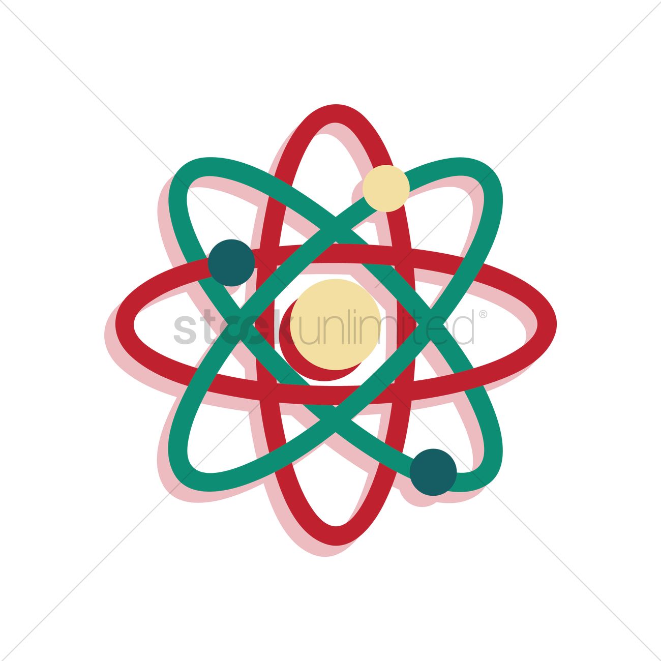 1300x1300 Atom Icon Vector Image