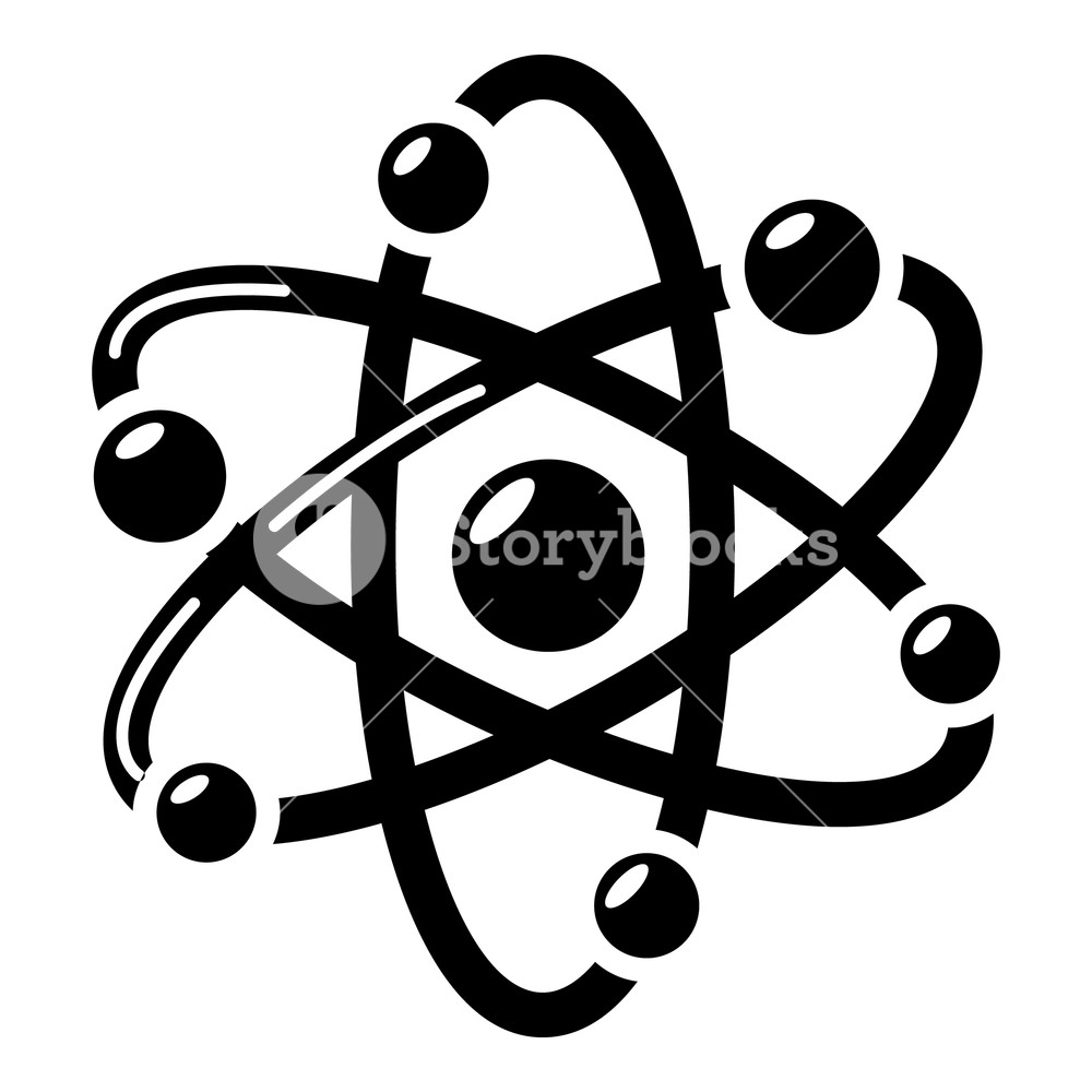 1000x1000 Atom Icon Simple Illustration Of Atom Vector Icon For Web