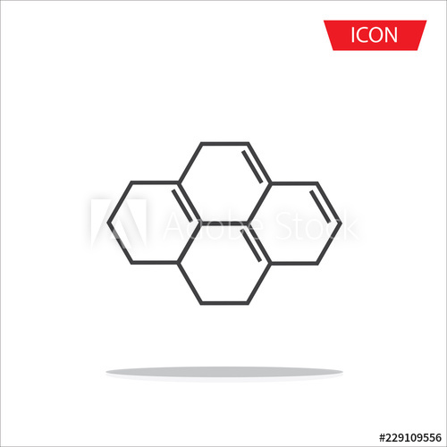 500x500 Biochemistry Icon Flat Design Isolated Molecule Structure,atom