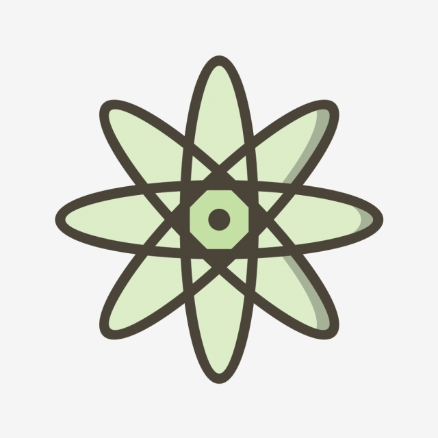 640x640 Atom Icon, Atom, Molecule, Nuclear Png And Vector For Free Download