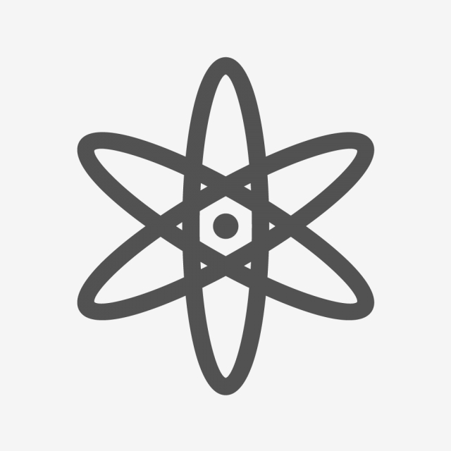 640x640 Vector Atom Icon, Atom, Molecule, Nuclear Png And Vector