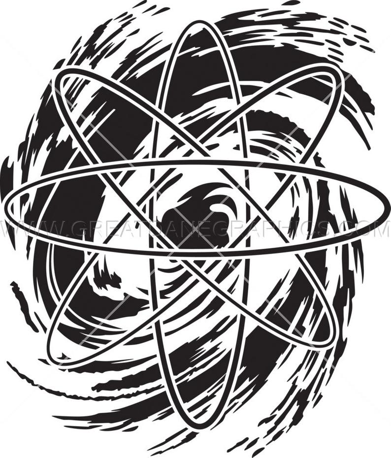 794x930 Atom Symbol Atom Symbol Vector Science Vector Atom Etsy