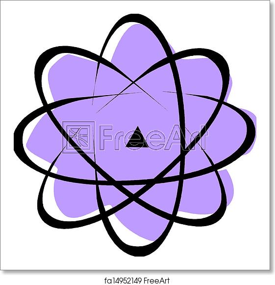 561x581 Free Art Print Of Atom Symbol Vector Freeart