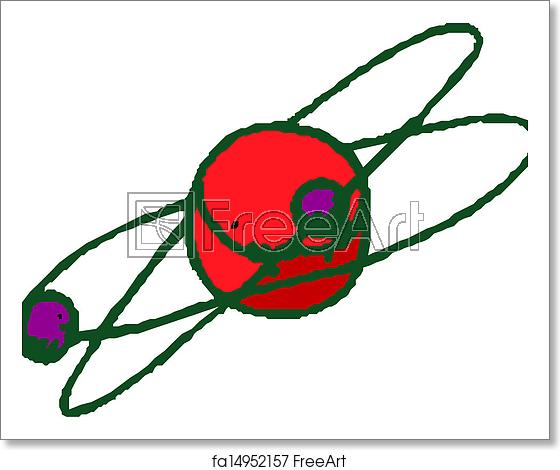 560x470 Free Art Print Of Atom Symbol Vector Freeart