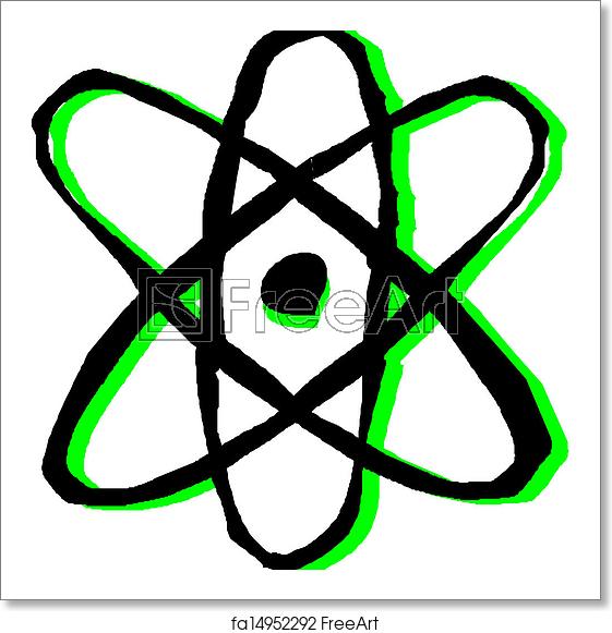 561x581 Free Art Print Of Atom Symbol Vector Freeart