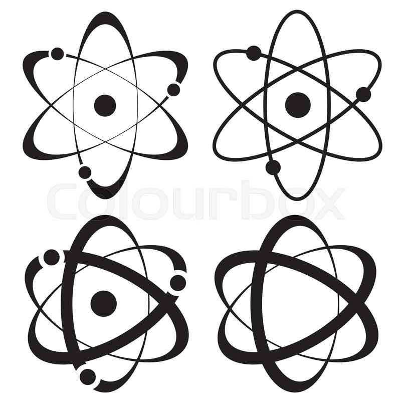 Image Of Atom Symbol Set Vector Stock Vector Colourbox 800x800 Image Of Atom Symbol Set Vector Stock Vector Colourbox