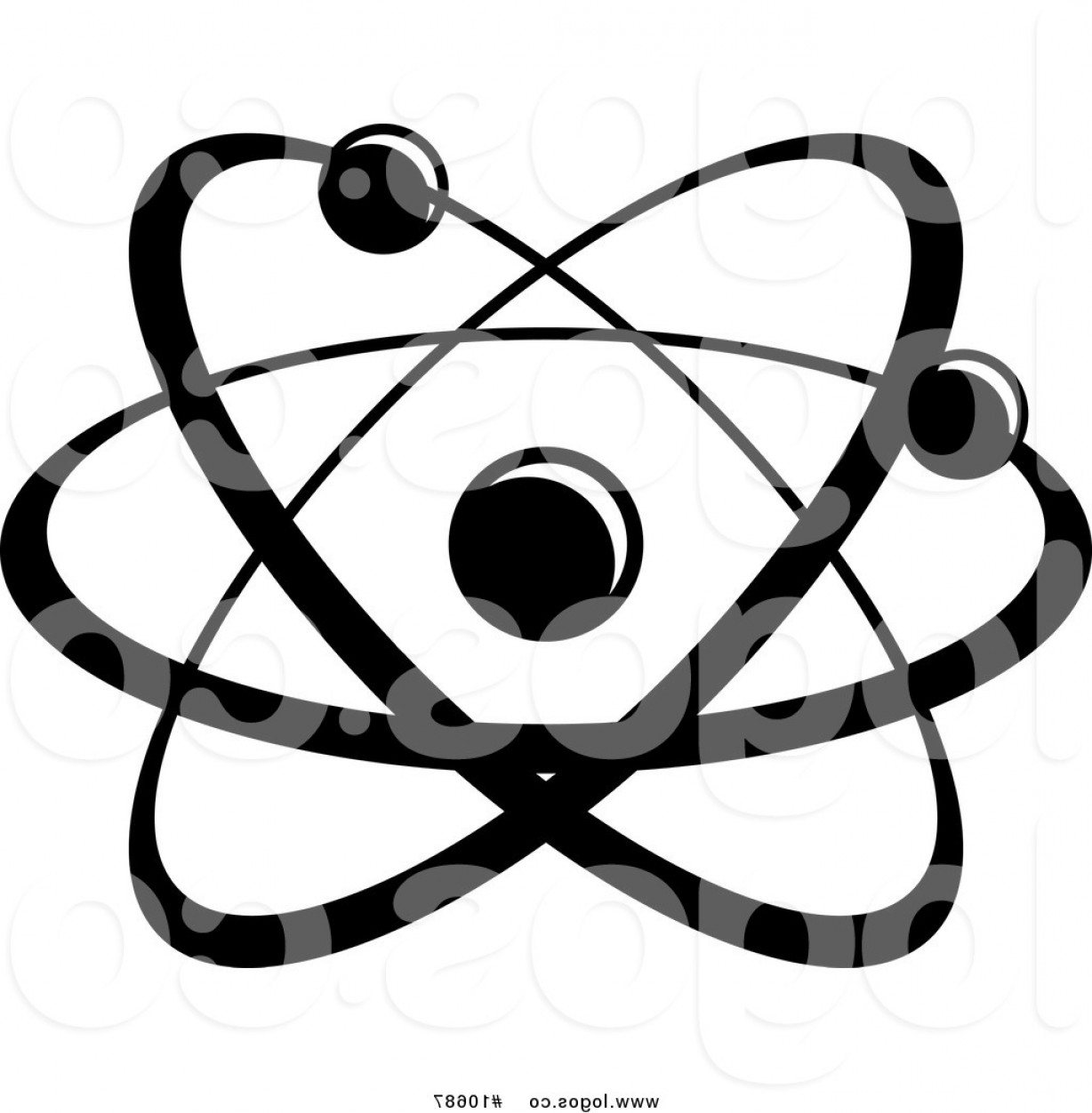 Royalty Free Clip Art Vector Black And White Atom Science Logo 1228x1252 Royalty Free Clip Art Vector Black And White Atom Science Logo