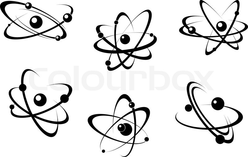 800x506 Science And Biology Atoms Symbols Stock Vector Colourbox