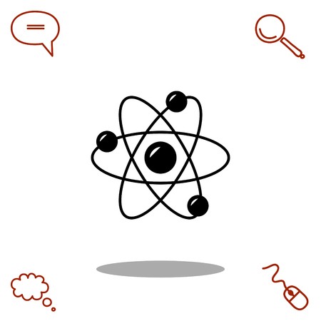 Atom Vector Icon Royalty Free Vector Graphics 450x450 Atom Vector Icon Royalty Free Vector Graphics